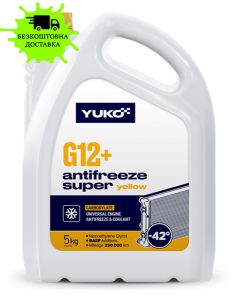 Охолоджуюча рідина YUKO Antifreeze -40 (Super G12+ жовтий) 5кг