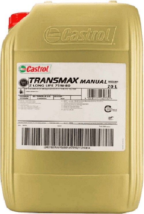 Олива трансмісійна Castrol Transmax Manual Z Long Life 75W-80 20L