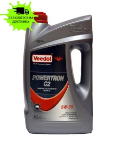Олива моторна VEEDOL POWERTRON С2 5W30 API:SN/CF,ACEA:A3/B4-12 5л