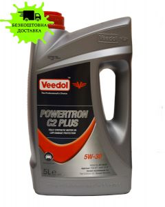 Олива моторна VEEDOL POWERTRON С2 PLUS 5W30 API:SN/CF,ACEA:C2 5л