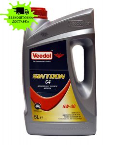 Олива моторна VEEDOL SINTRON C4 5W30 ACEA:C3/C4 5л