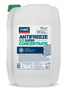Охолоджуюча рідина YUKO Antifreeze Concentrate (Super G11 синій) 10 кг